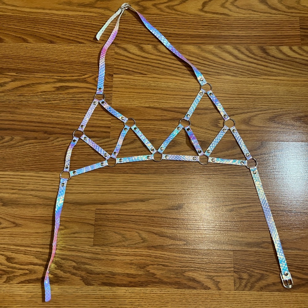 Vinyl ethereal bralette